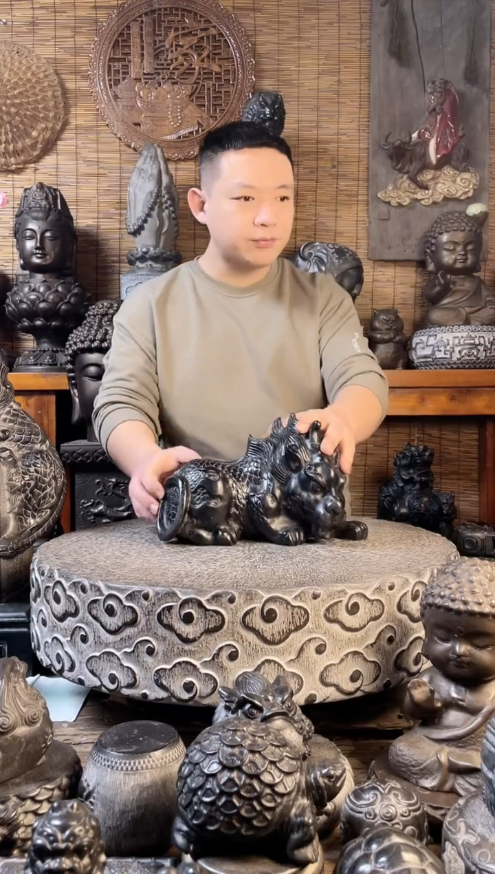 【闪购商品】30貔貅天然青石雕刻