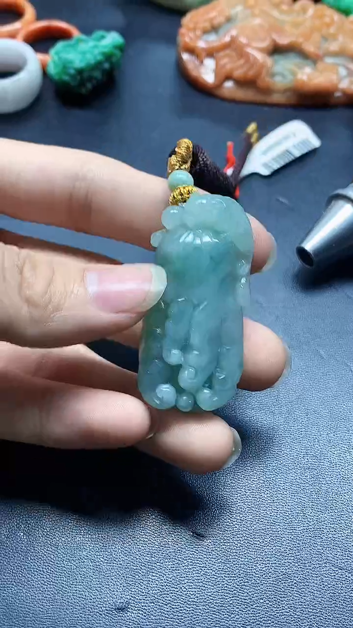 颈饰未镶嵌翡翠天然缅甸a货翡翠