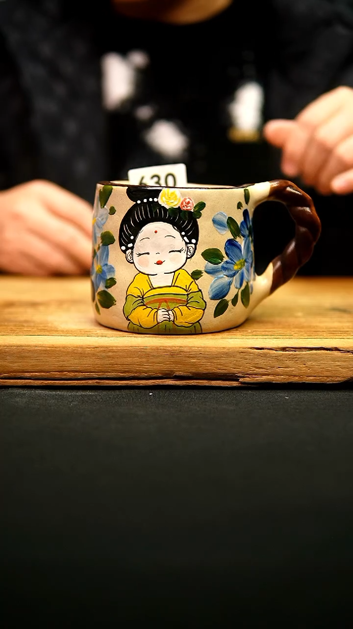@@陶园瓷舍@@纯手工手绘@高温釉下彩