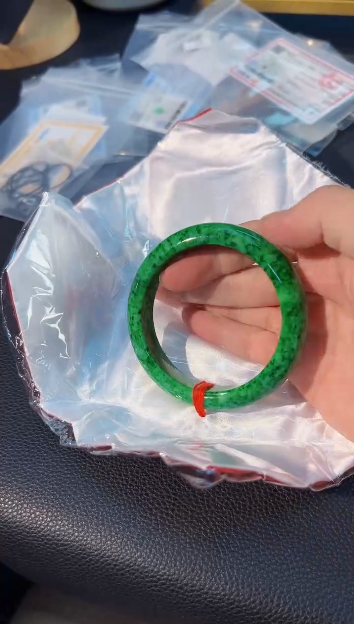 未镶嵌手镯翡翠H*Z缅料A货/支持复检/一件