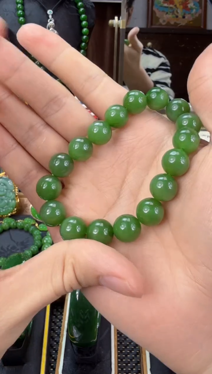 【闪购商品】和田玉（碧玉）手链未镶嵌 