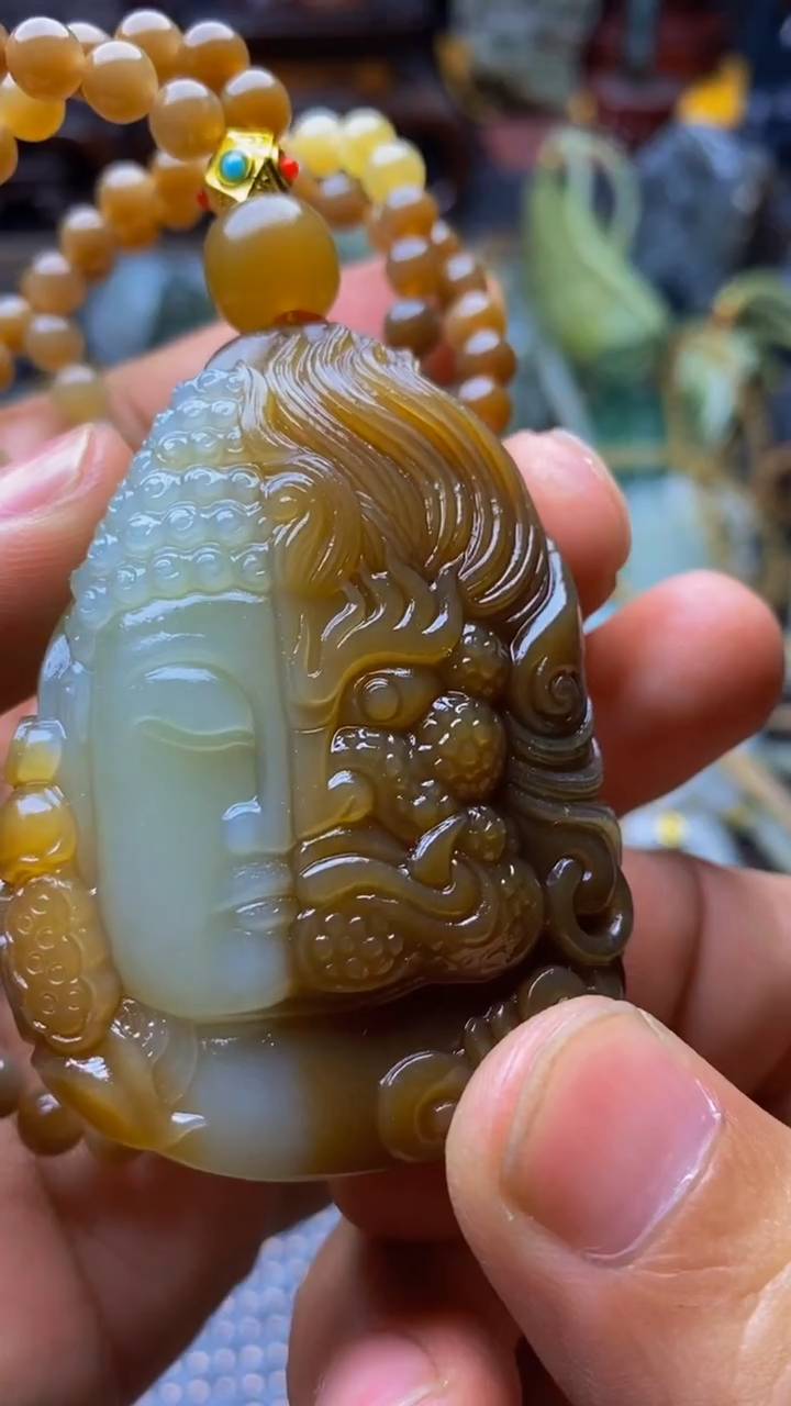 未镶嵌和田玉挂件1