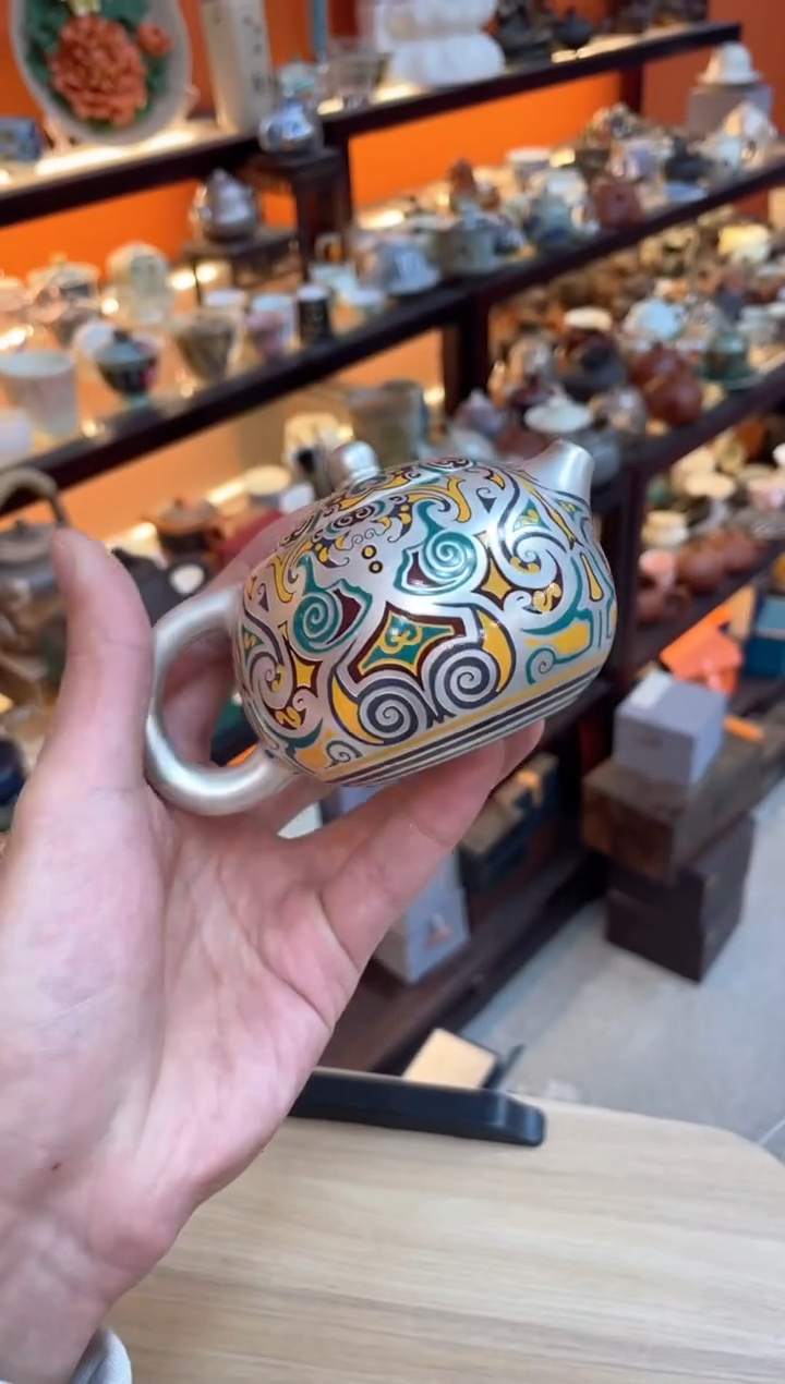 【闪购商品】@@@@@@@@@@@@饕餮金银错银壶