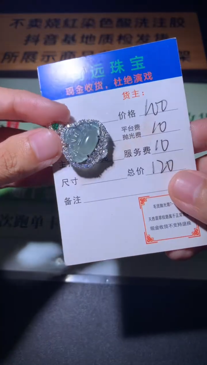 颈饰合金翡翠初*净货