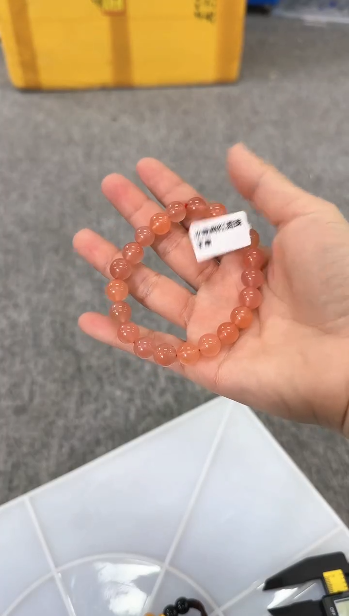 【闪购商品】南红玛瑙手串合金南红手串单圈约9-10mm