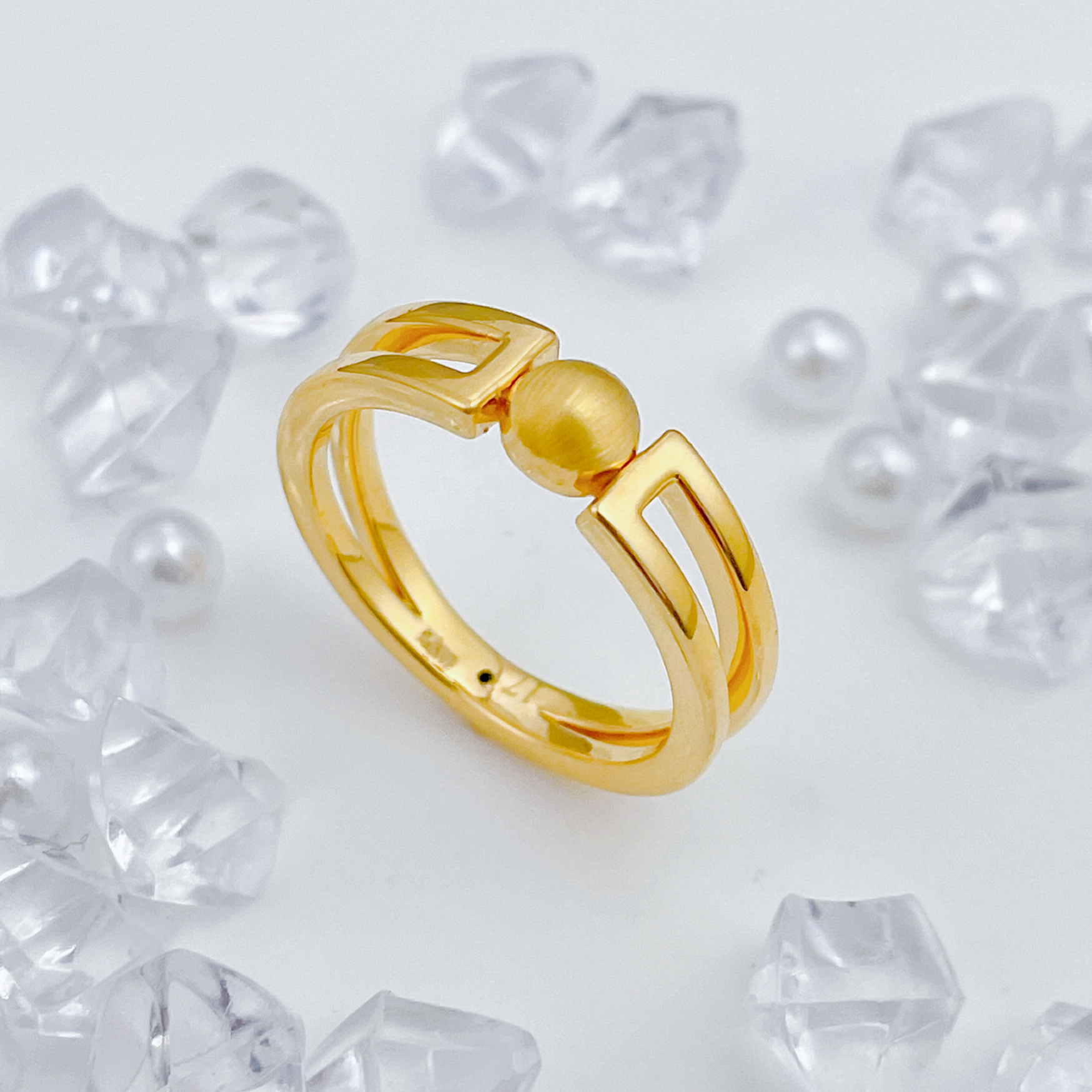 【国潮】足金999 球球戒指1.5 12圈口