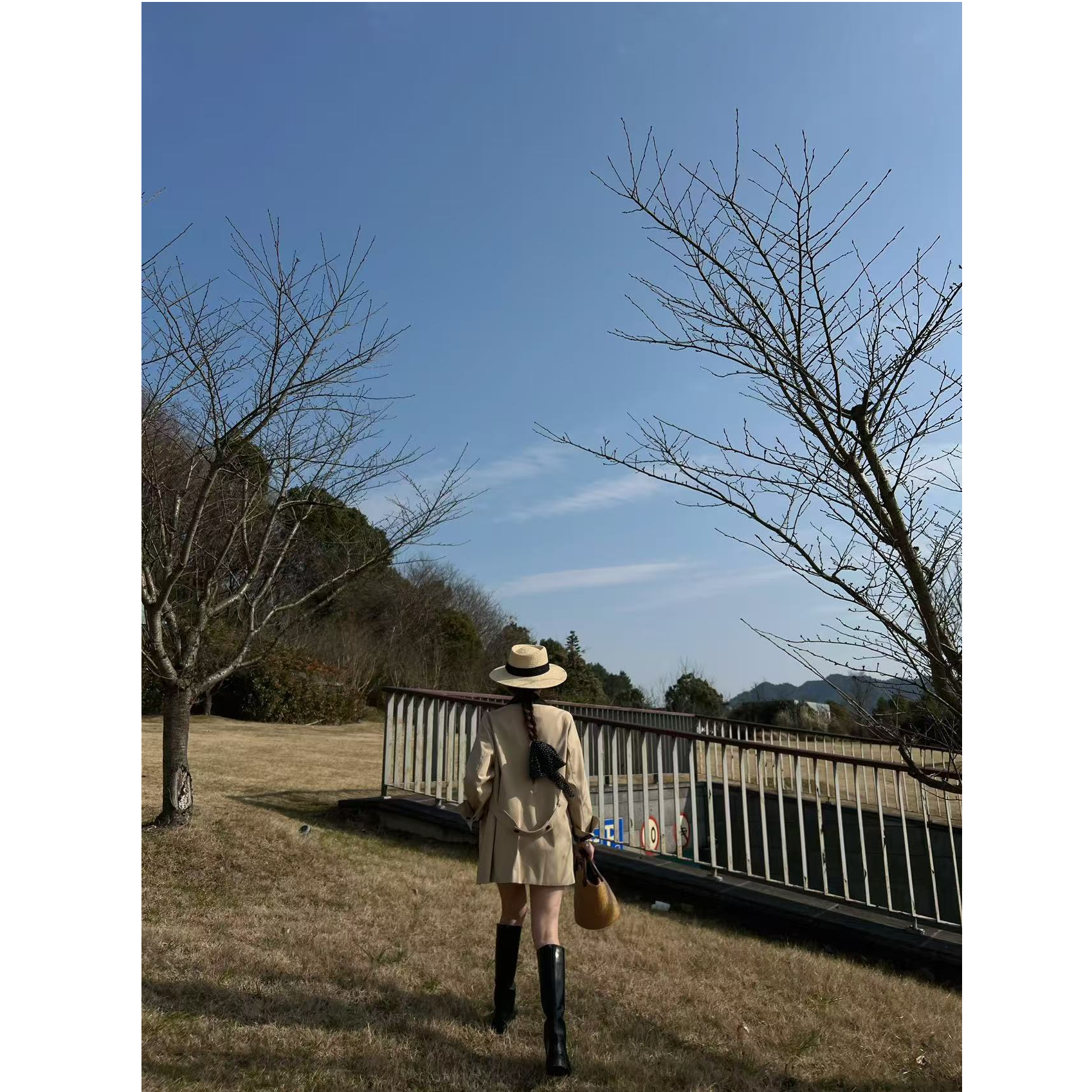 【梓铭】ZM108~伦敦腔调~髙品质翻领撞色风衣外套百搭新款 现货秒发