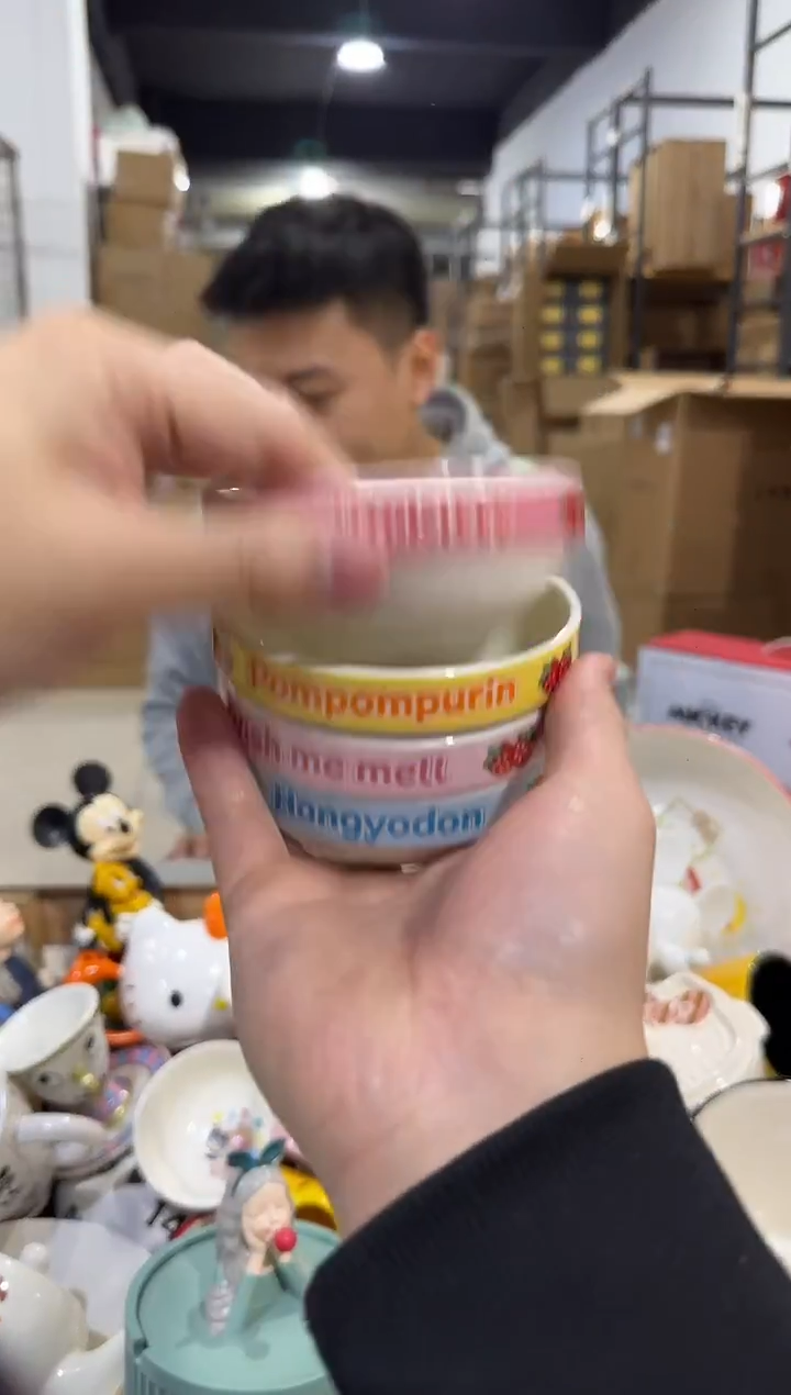 瓷片slo甜品小碗4件套