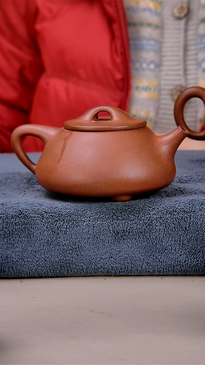 【闪购商品】紫砂茶壶250/260景周石瓢红泥