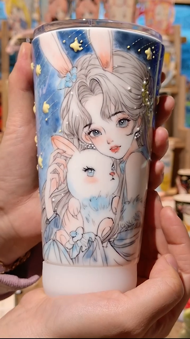 杯景德镇陶瓷手工手绘