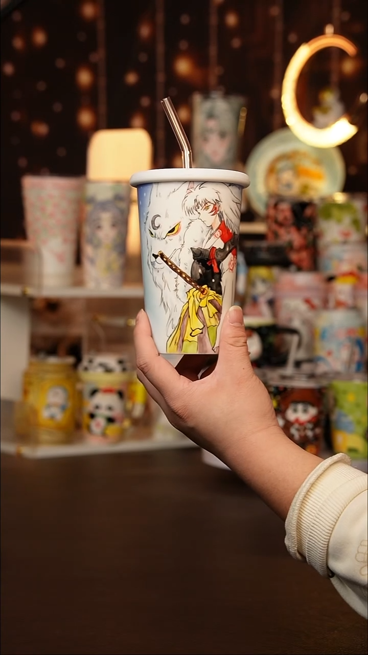 （玉泥）景德镇手工手绘万花陶瓷杯