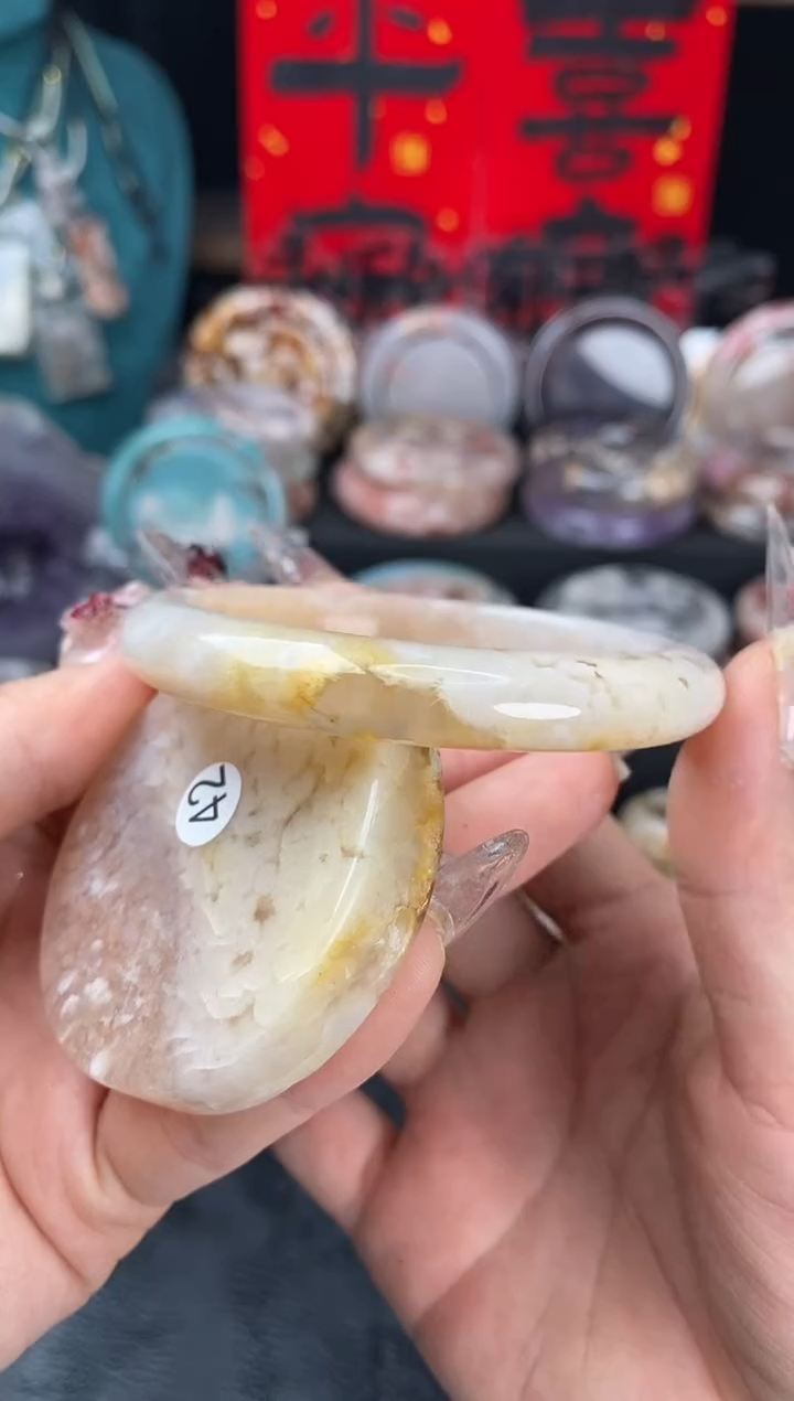 【闪购商品】石英质玉手镯（圆镯）未镶嵌57