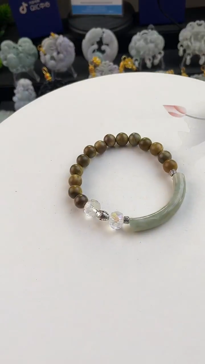 翡翠未镶嵌颈饰(****づ手工定制默认微瑕主播介绍为准
