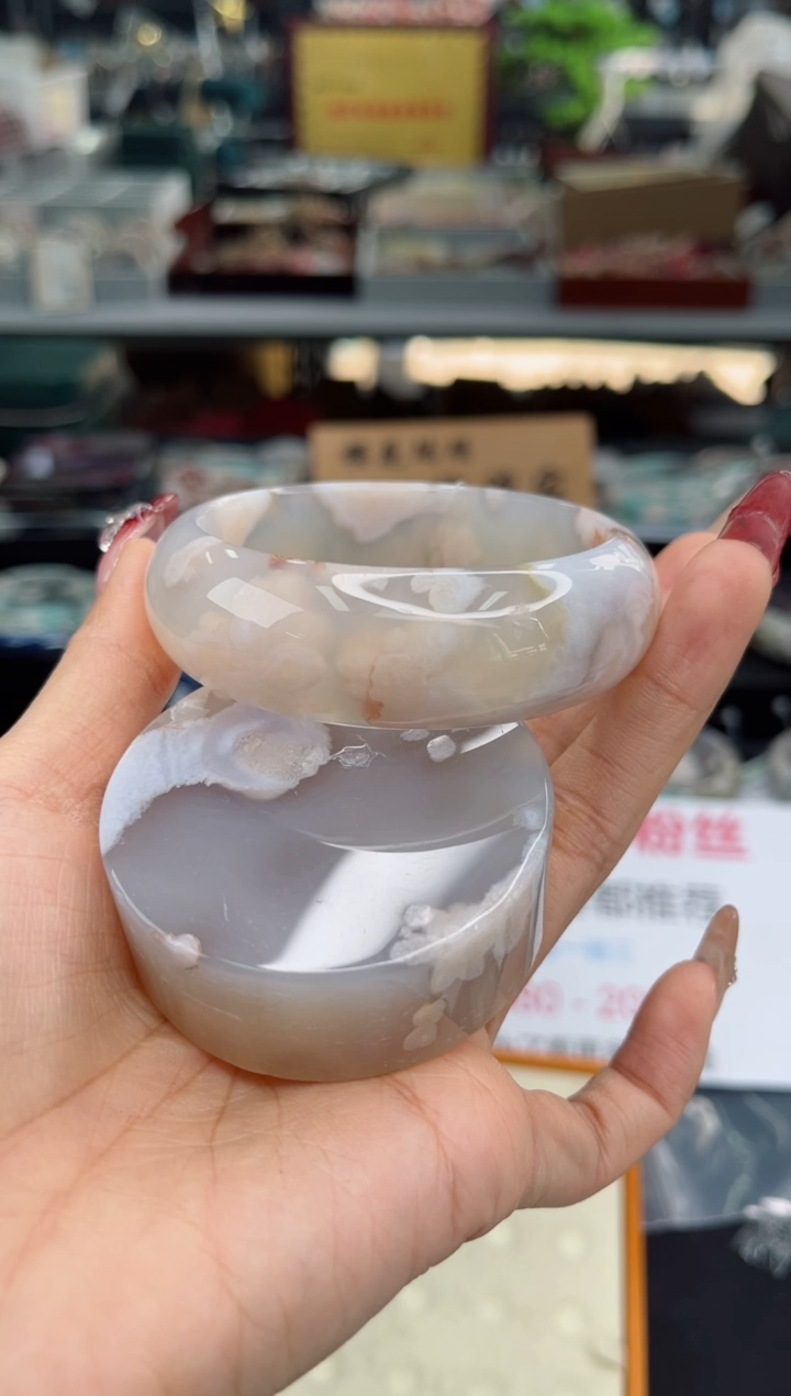 【闪购商品】石英质玉手镯未镶嵌57圈口（赠品镯心）3680912