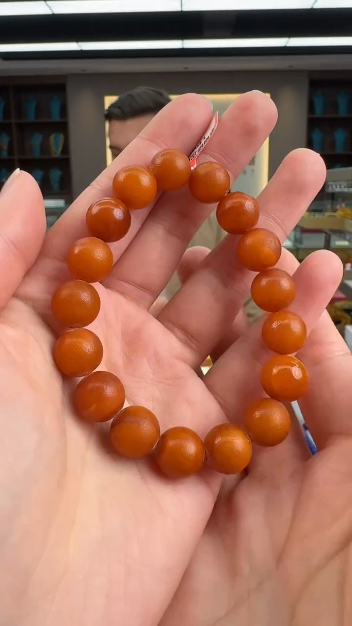 【闪购商品】琥珀手串未镶嵌421秒拍号