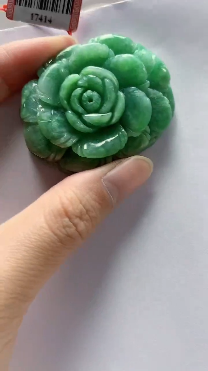 【闪购商品】定制翡翠未镶嵌4852zm-毛货挂件67