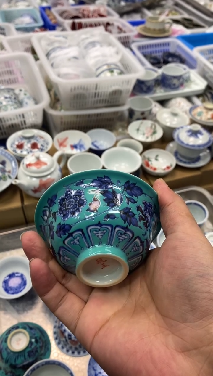 摆件陶景德陶瓷茶具容量约100