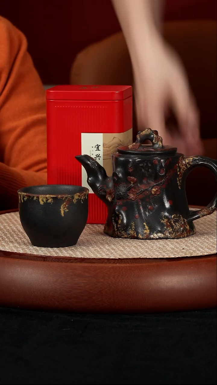 茶壶紫砂【kb043】小梅桩宜兴紫砂ZLM