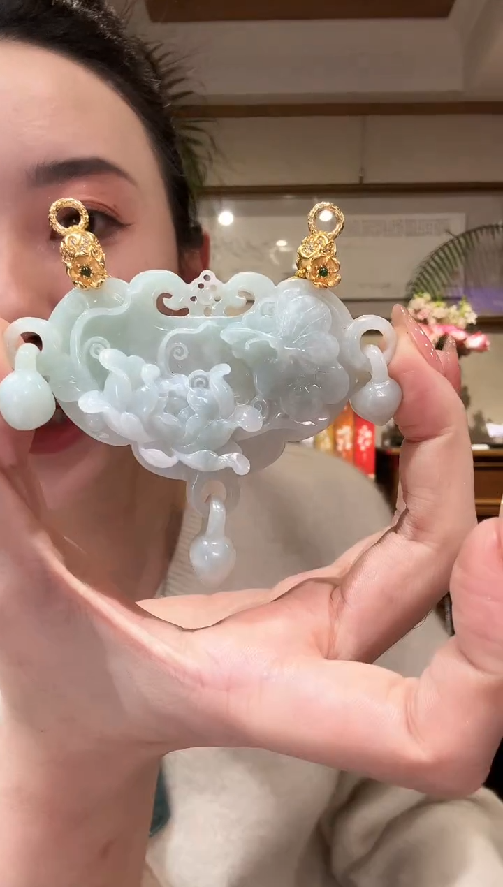 【闪购商品】翡翠颈饰未镶嵌国风