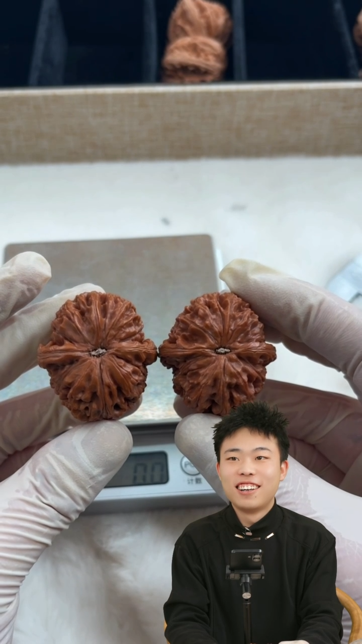 把件文玩核桃046（37）水龙纹文玩核桃