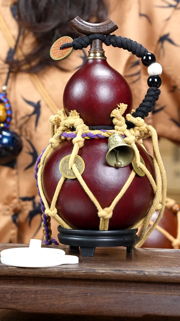 WU118网兜款大漆酒葫芦（现货现发）