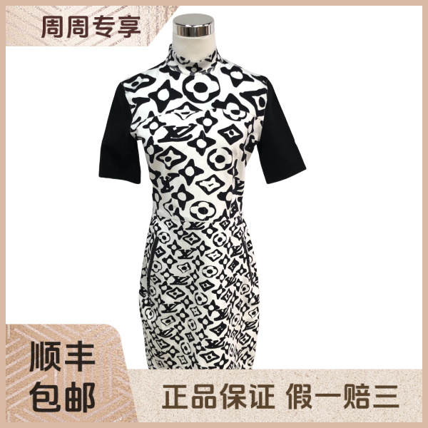 妃鱼/路易威登/锦纶/连衣裙/95新/z五二六
