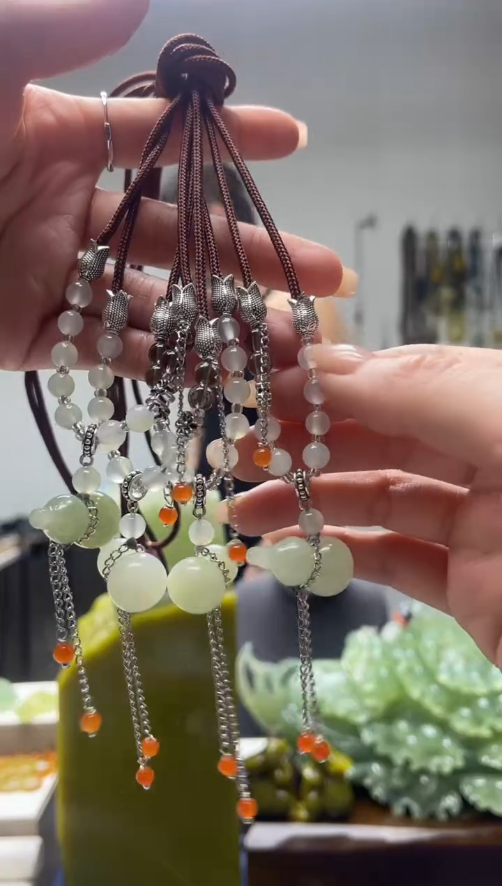 未镶嵌岫玉颈饰多样性发货 拍一发一