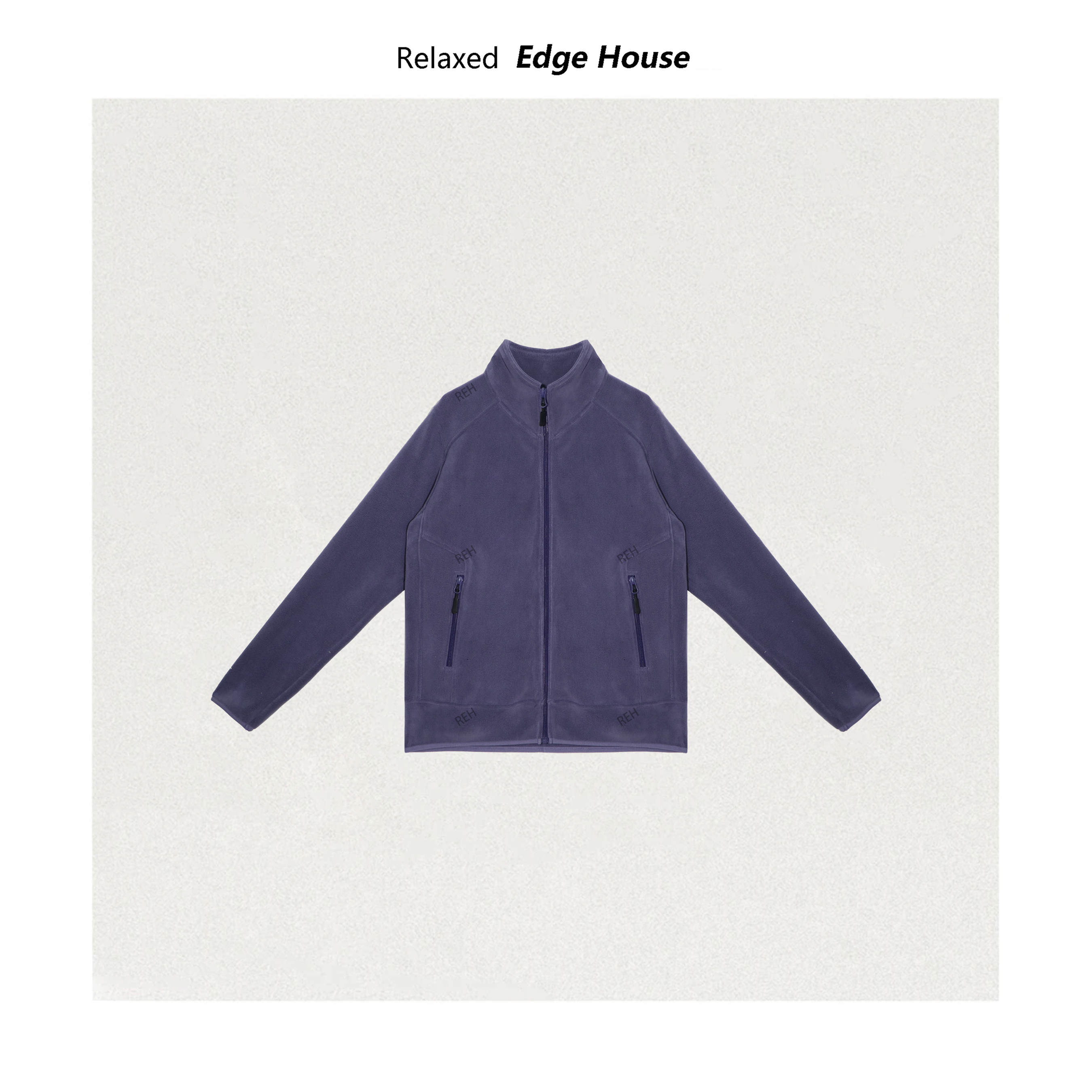 【嘻嘻家】柔软时光 冬季保暖摇粒绒立领拉链长袖外套显瘦上衣 1126