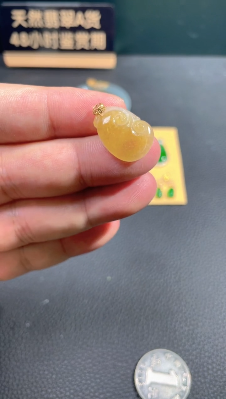 【闪购商品】翡翠颈饰18K金镶嵌翡翠