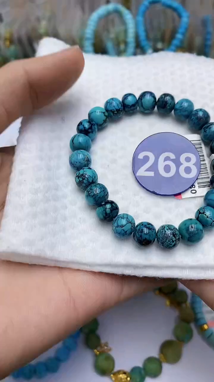 【闪购商品】绿松石手串未镶嵌268