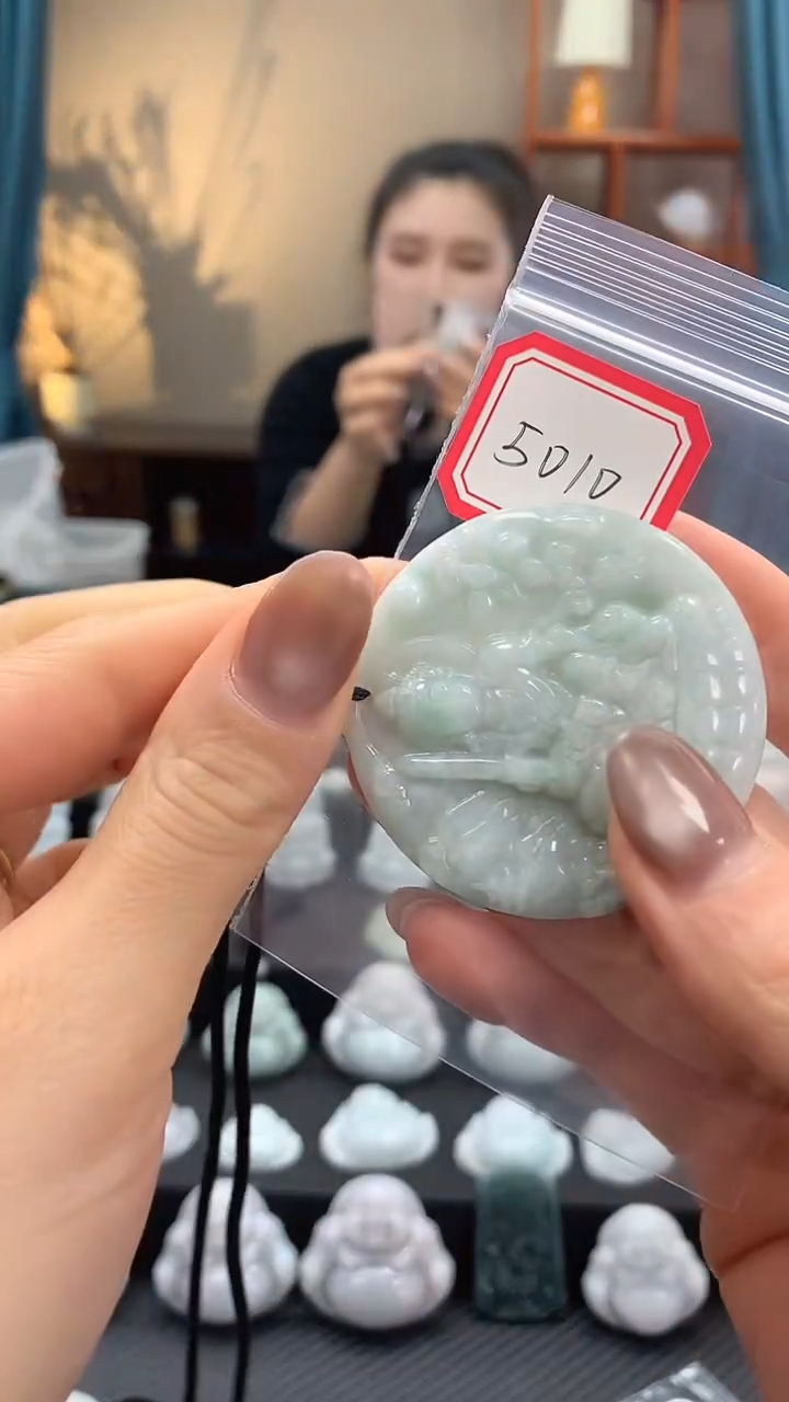 颈饰未镶嵌翡翠兔-文殊5010