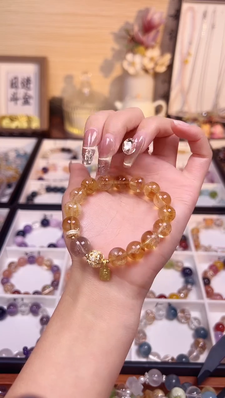 未镶嵌手链水晶满金