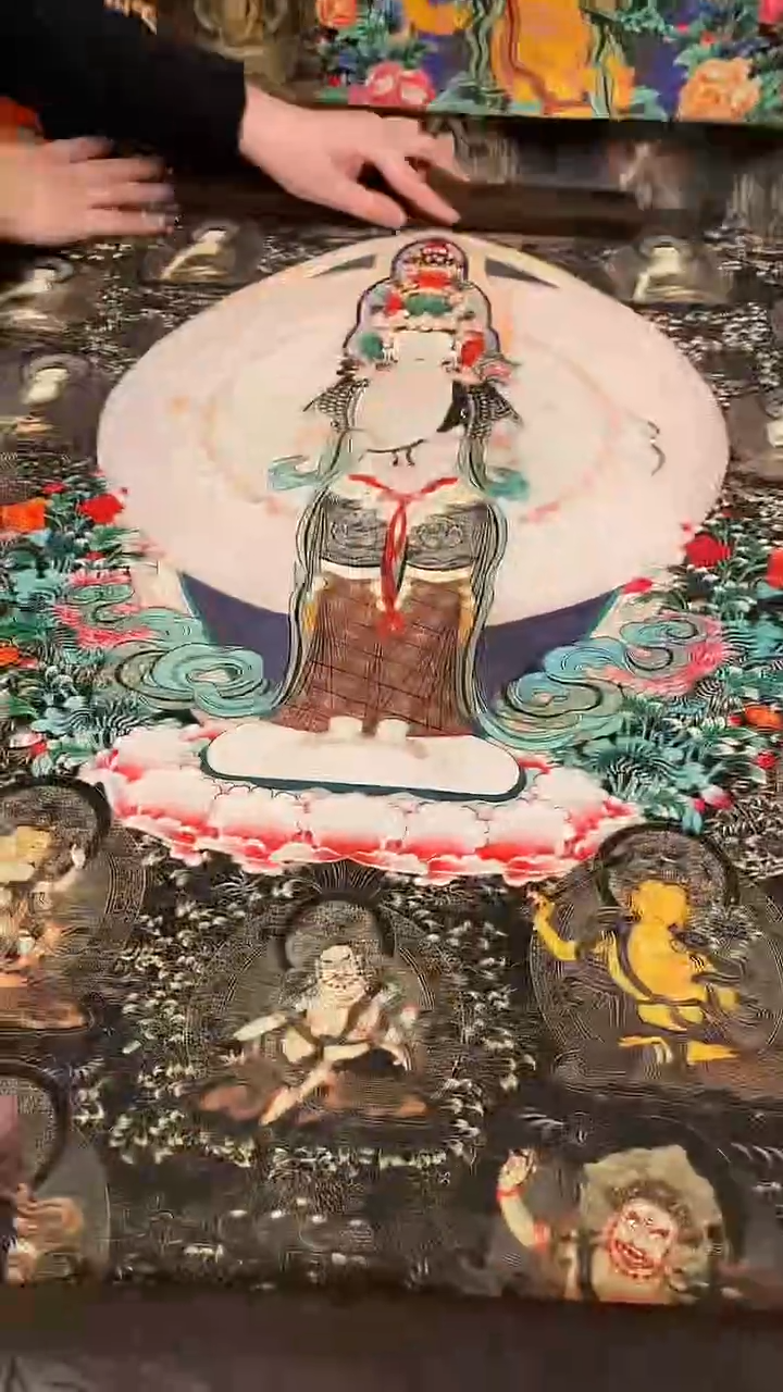 装裱画精美唐卡tk16009