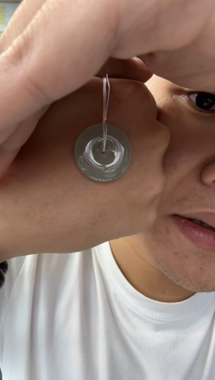 翡翠未镶嵌颈饰天然翡翠A货孤品一件