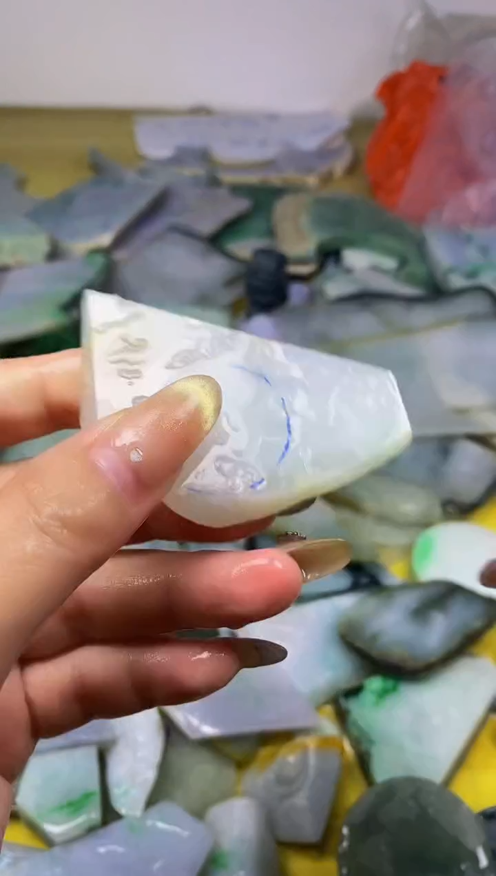 颈饰未镶嵌翡翠定制天然缅甸翡翠A货009