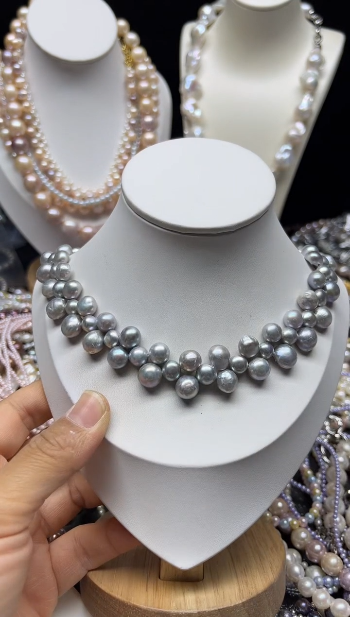 淡水珍珠未镶嵌颈饰多人
