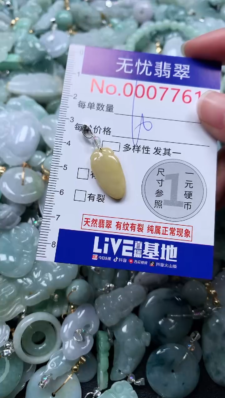 颈饰未镶嵌翡翠7761