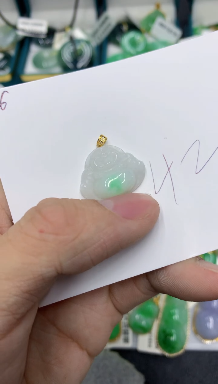 【闪购商品】翡翠颈饰18K金镶嵌号链接11111111111