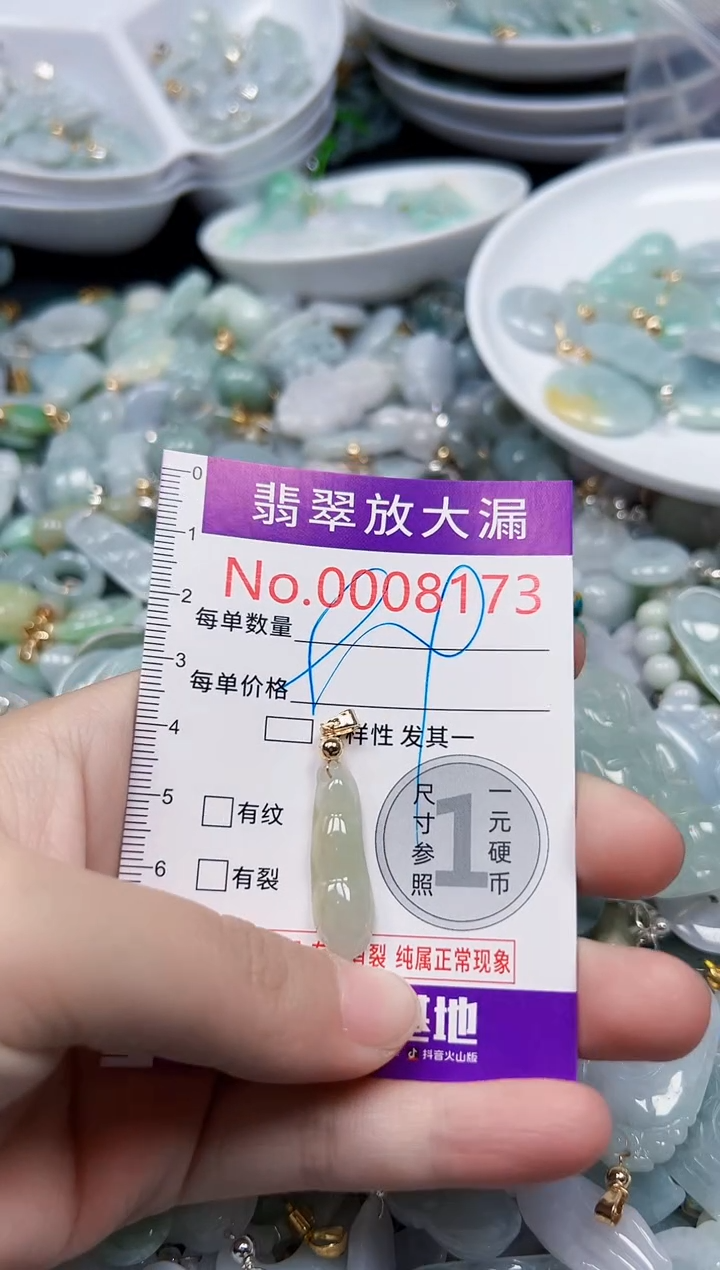 颈饰未镶嵌翡翠8173