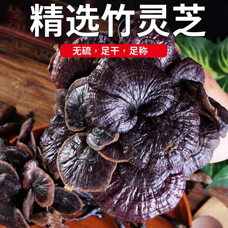 【10单10单囤】云南特产竹灵芝可泡茶煲汤的滋补品干货（百合干）-B