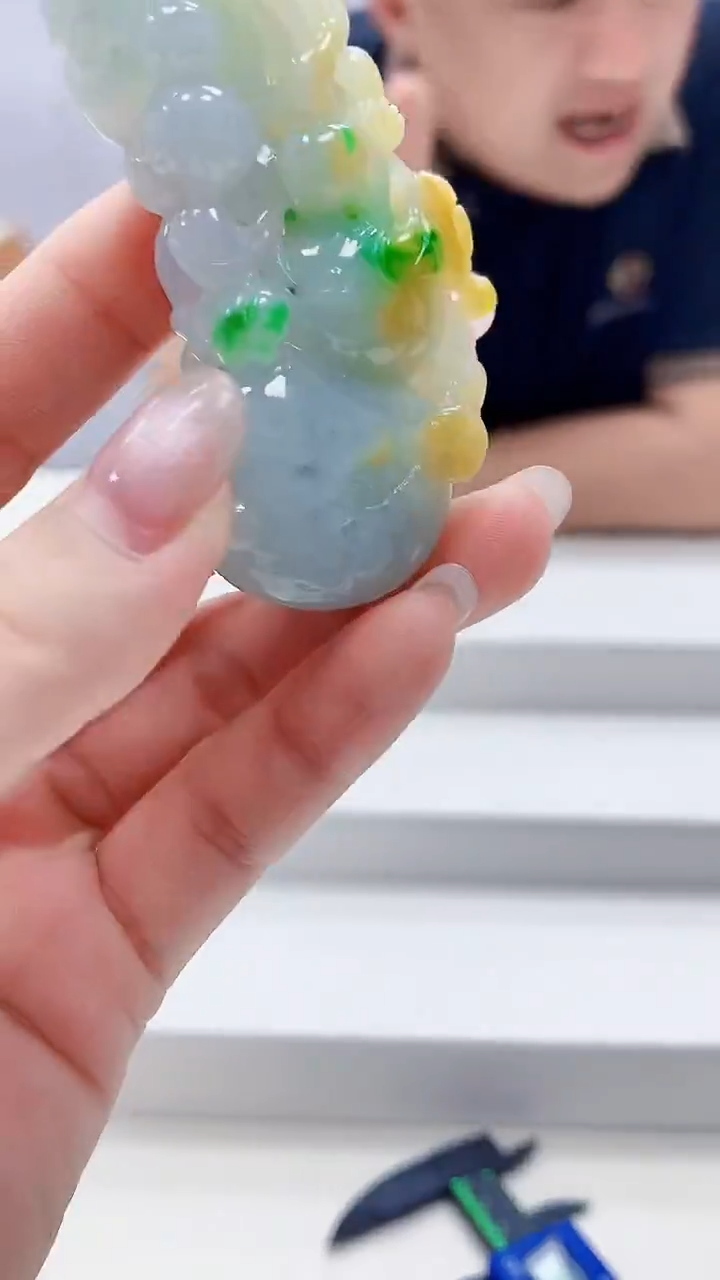 定制翡翠未镶嵌4969lr-毛货挂件