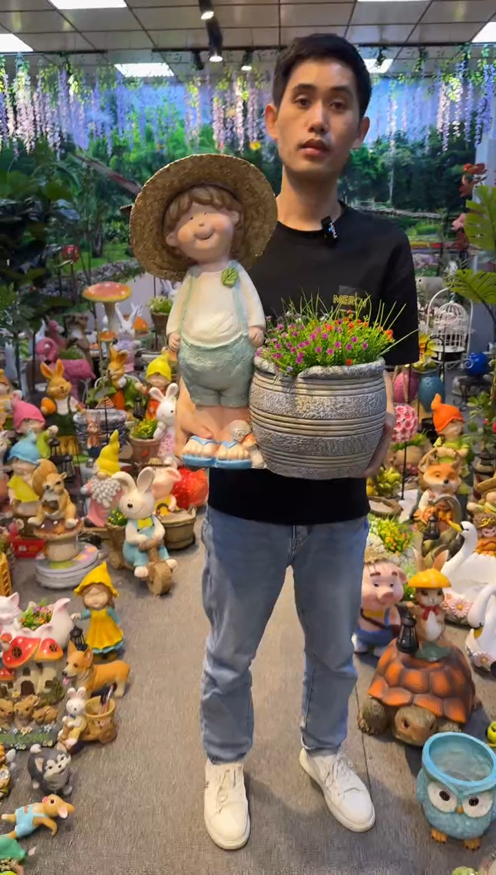 无花朵花园庭院摆件&00&