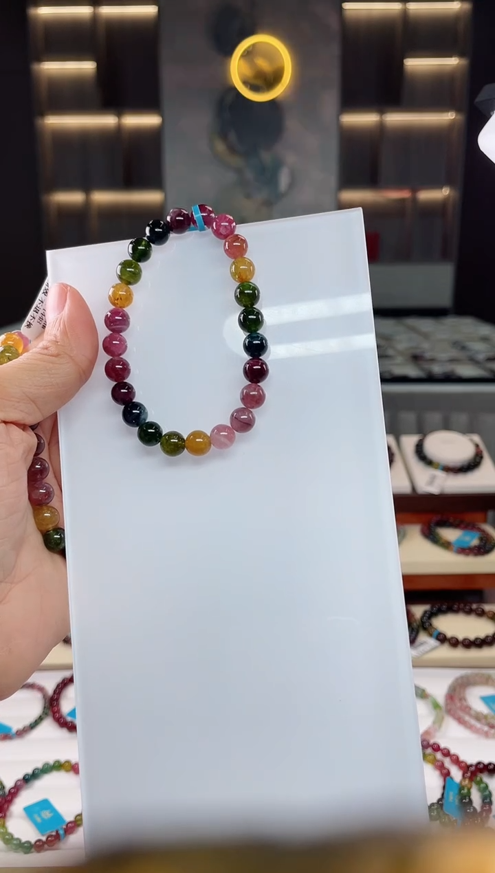 【闪购商品】碧玺单圈手串未镶嵌（多样性发一条）Q