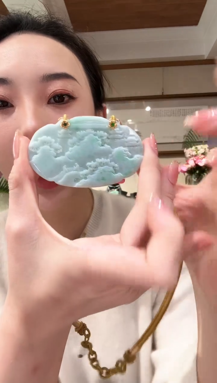 【闪购商品】翡翠颈饰未镶嵌国风