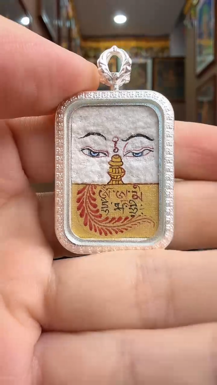 吊坠金刚-热贡纯手绘唐卡