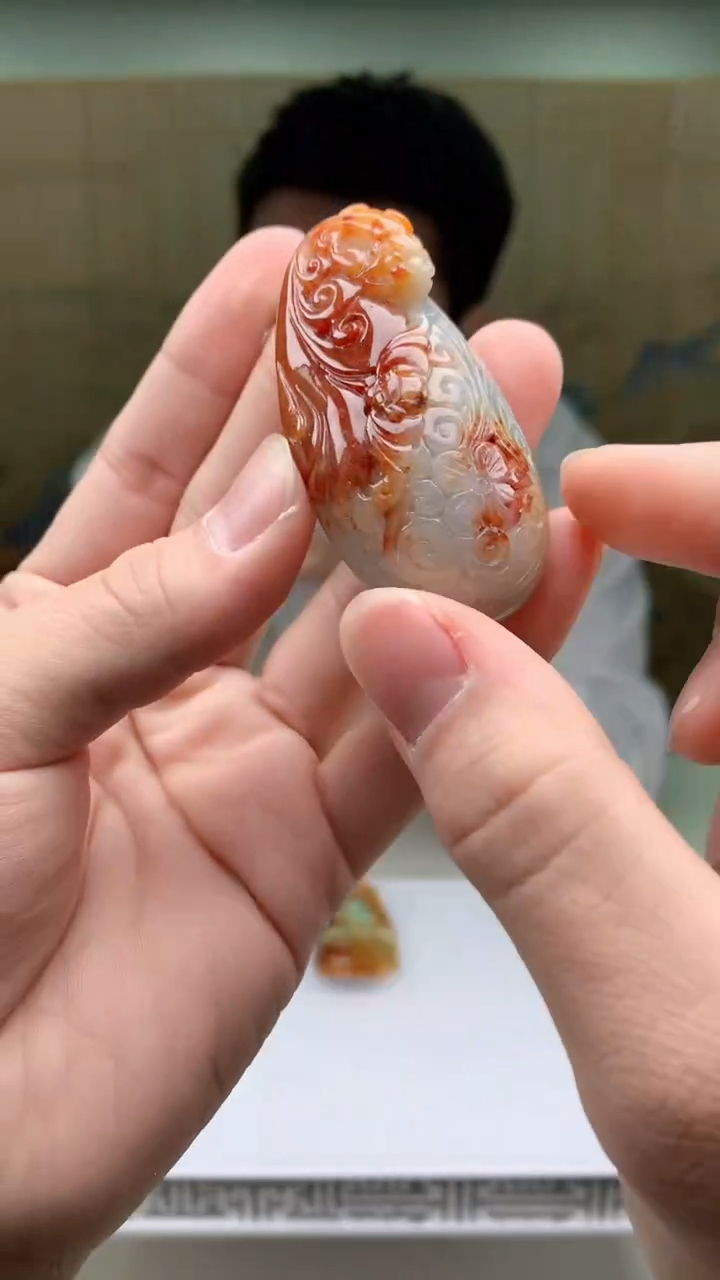 【闪购商品】定制翡翠未镶嵌5028bb-毛货挂件146