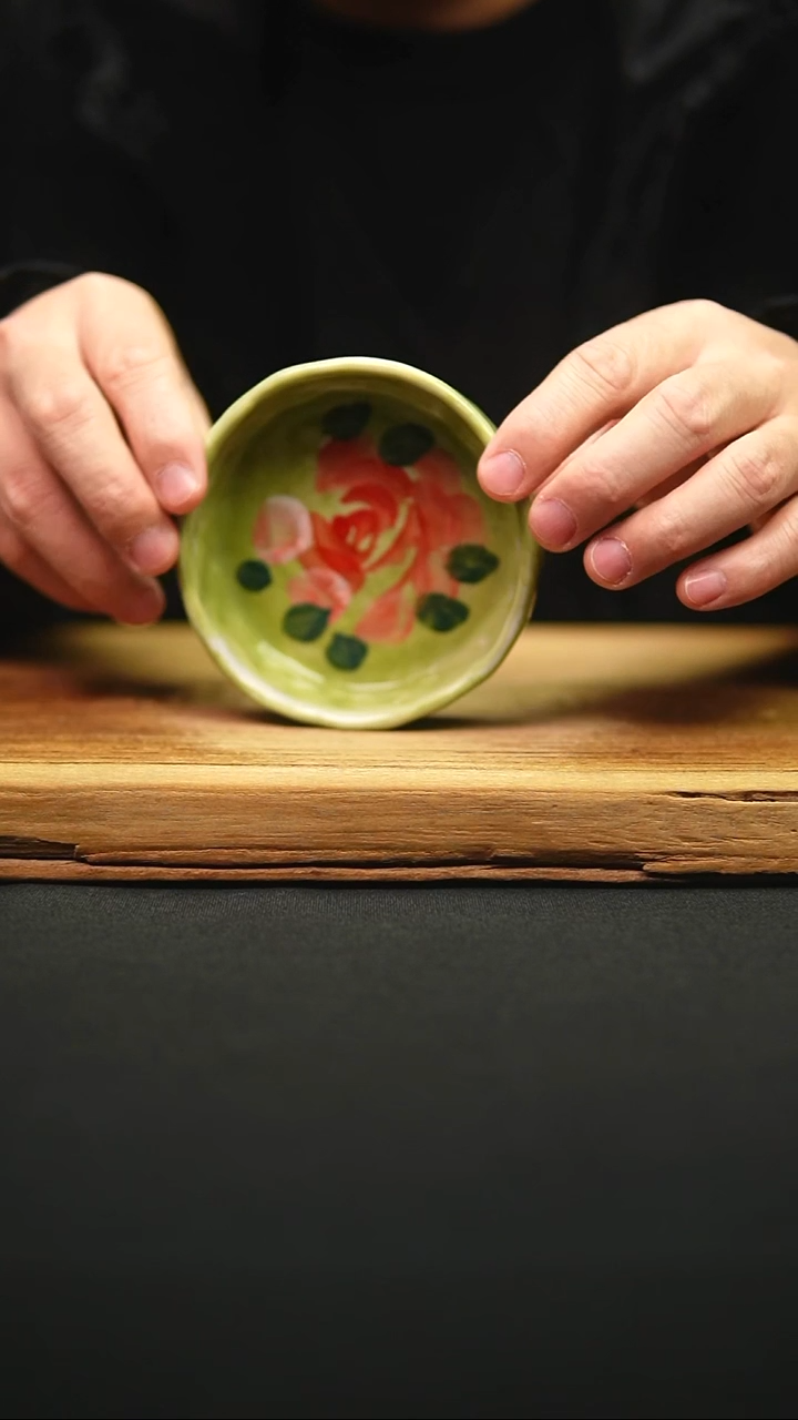 @@陶园瓷舍@@纯手工手绘@高温釉下彩