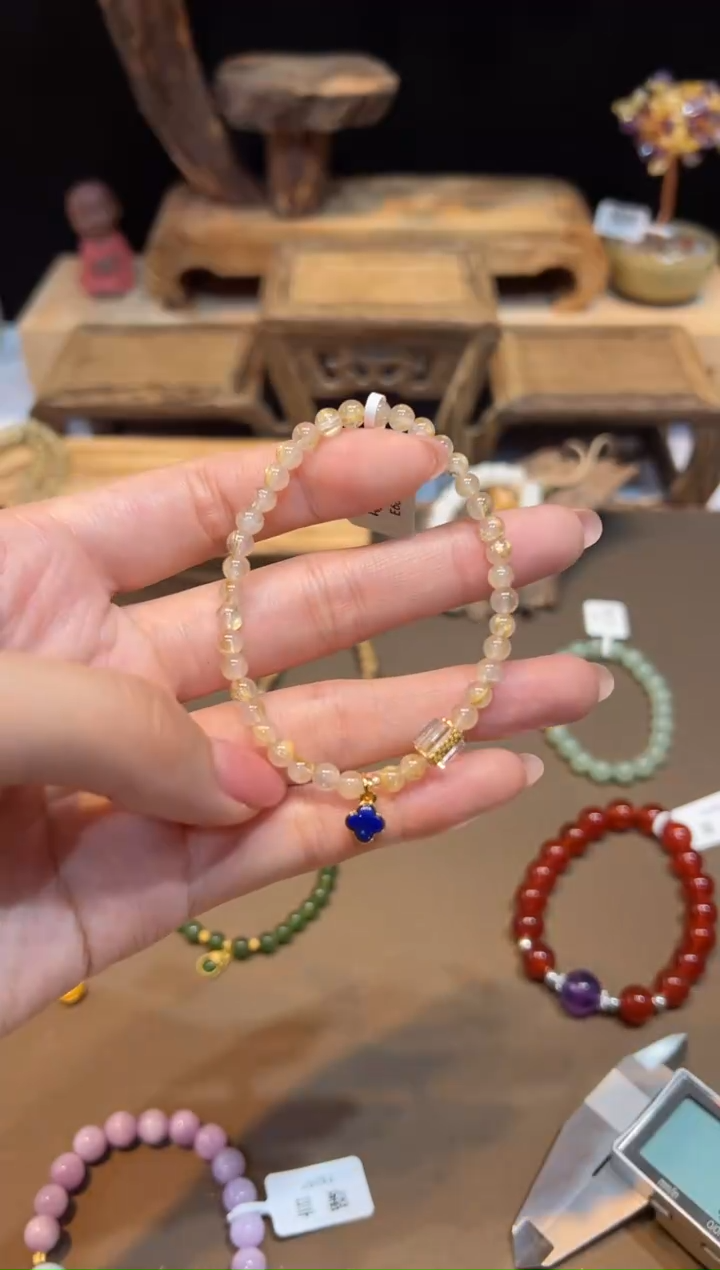 水晶手链未镶嵌手饰@@E6871