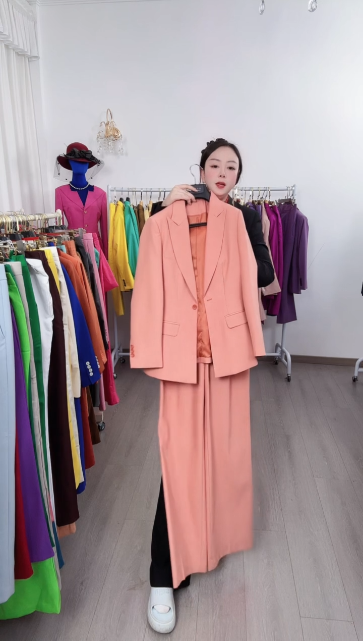 M码直筒裤套装（默认微瑕、不退不换）