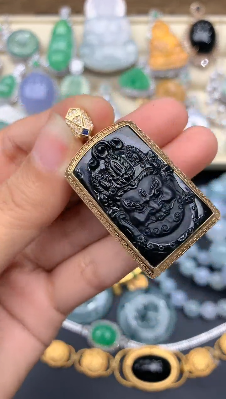 【闪购商品】翡翠颈饰18K金镶嵌267-中国好珍宝
